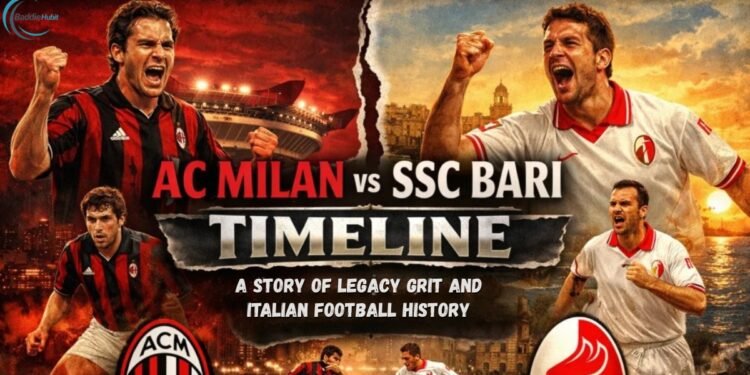 AC Milan vs SSC Bari Timeline